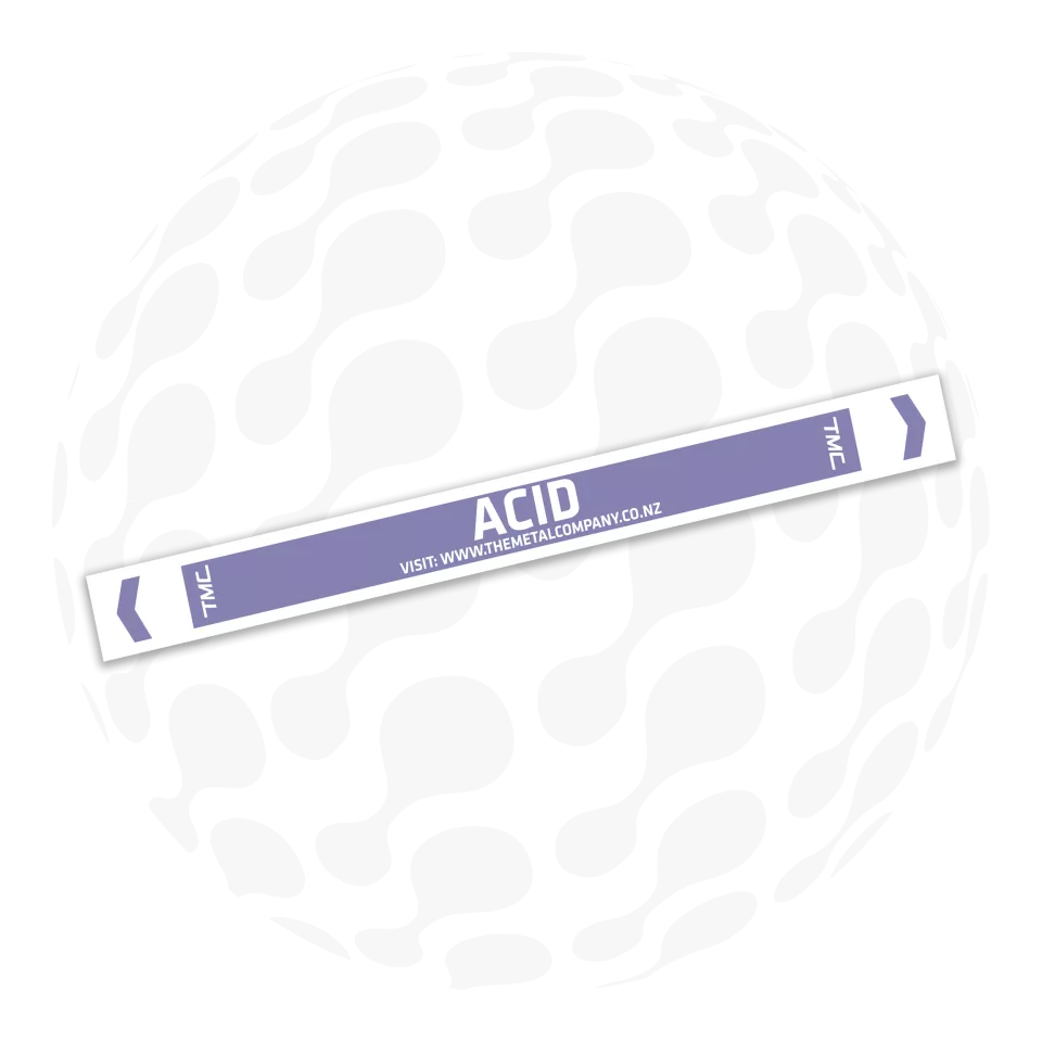 Acid Pipe ID Markers