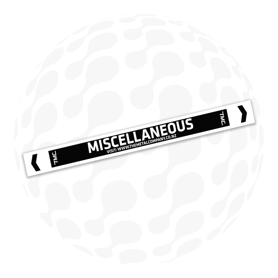 Miscellaneous Pipe ID Markers