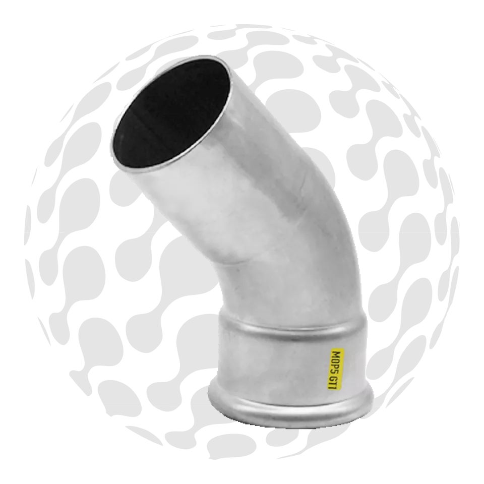 RapidPress Gas Spigot Bend 45°