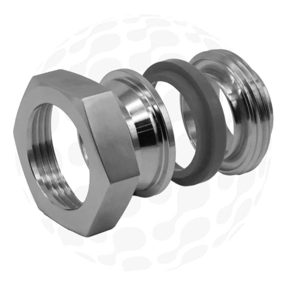 RJT Union with Hex Nut - FKM