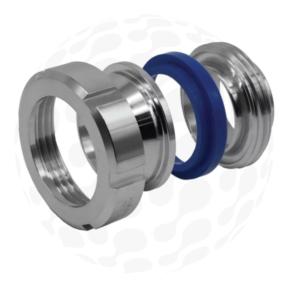 RJT Union with Slotted Nut - NBR