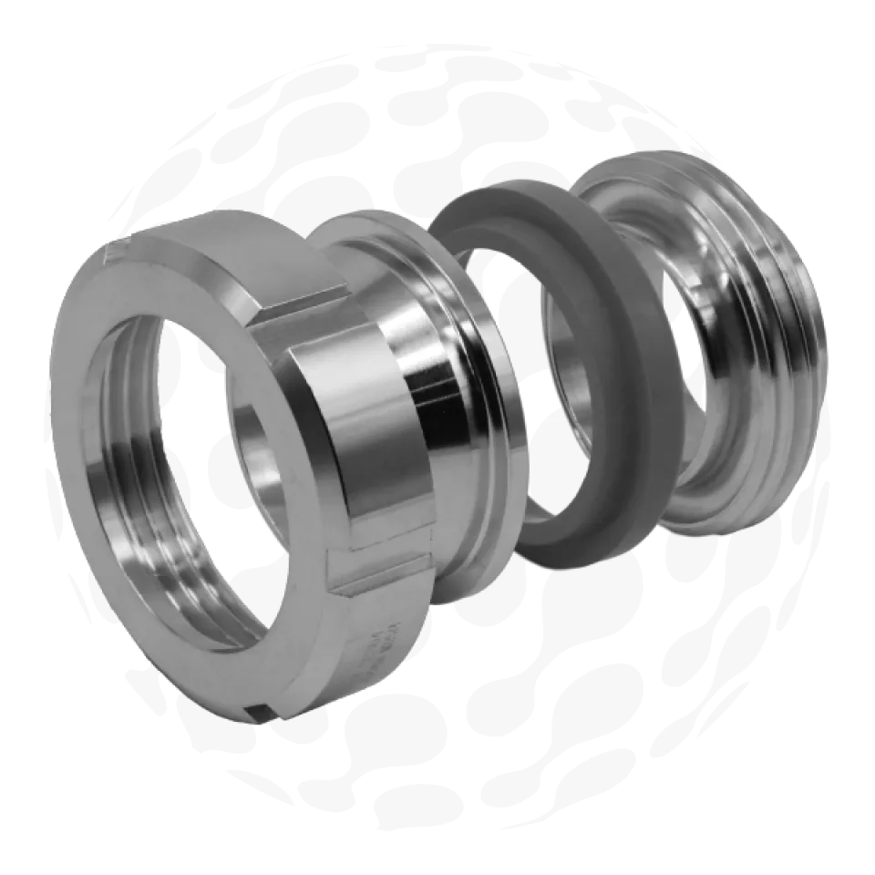 RJT Union with Slotted Nut - FKM